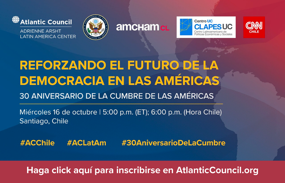 Clapes UC | Evento "Reforzando el Futuro de la Democracia en las Américas"