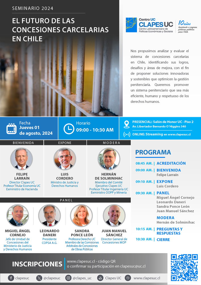 Clapes UC | Seminario Clapes UC: "El futuro de las concesiones ...