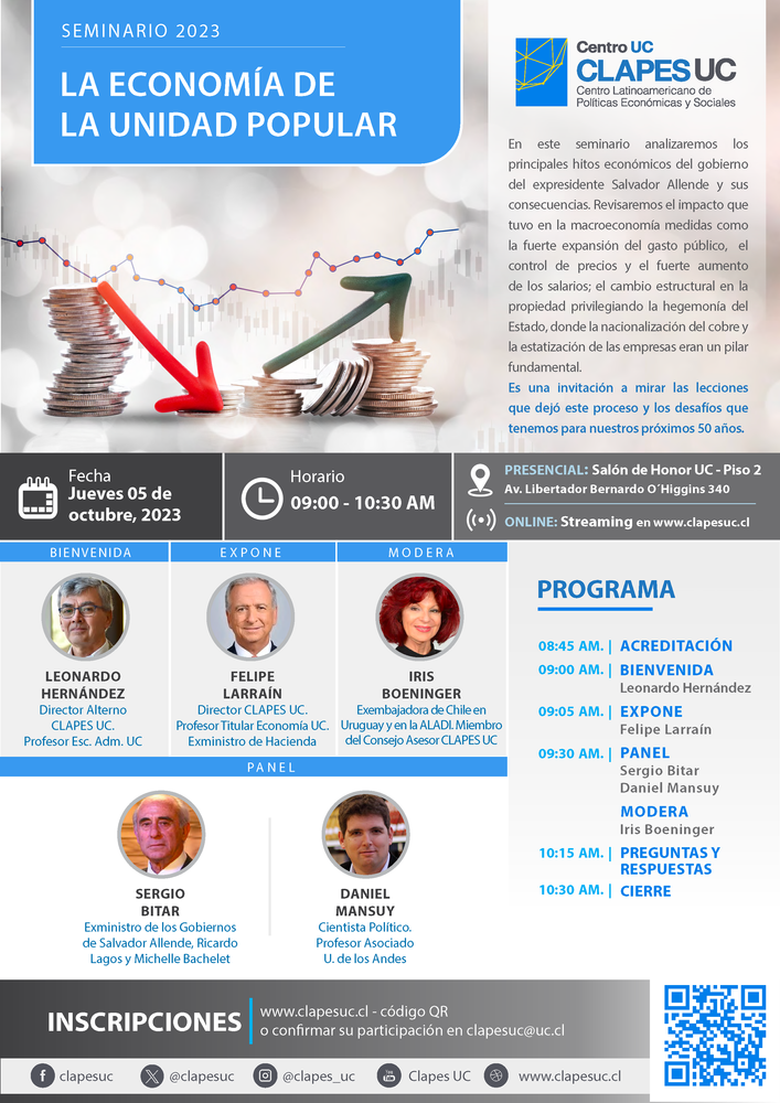 Clapes UC | Seminario CLAPES UC: “La economía de la Unidad Popular”