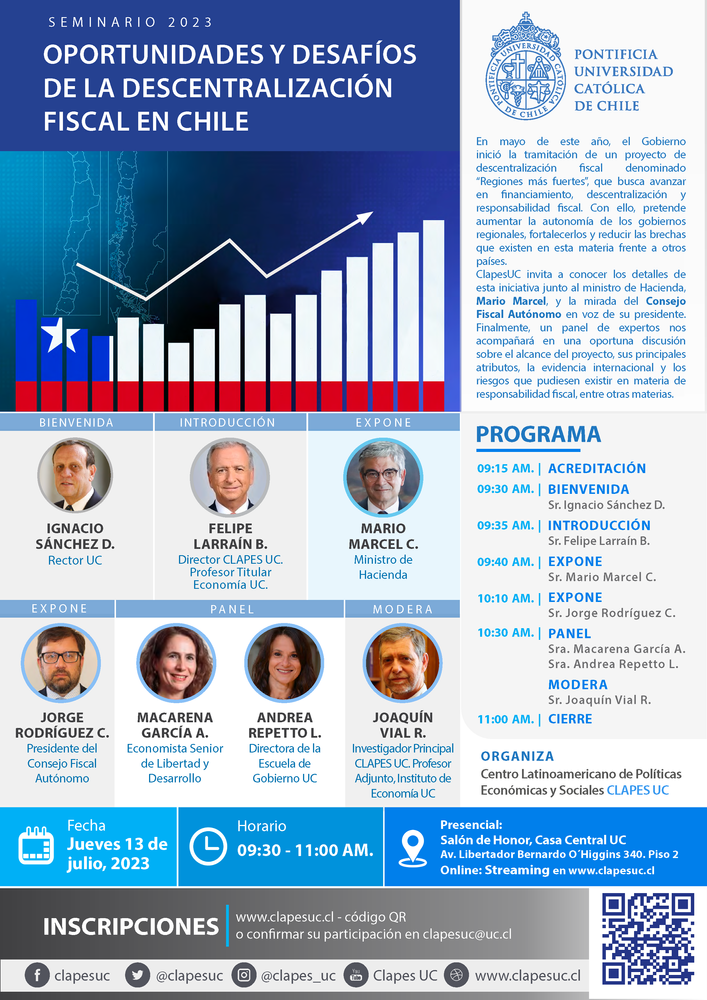 Clapes UC | Seminario CLAPES UC: "Oportunidades y desafíos de la ...