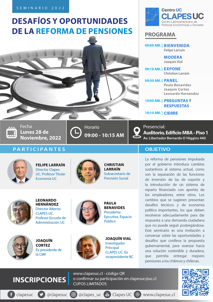 Clapes UC | Seminario CLAPES UC: Desafíos y Oportunidades de la Reforma ...