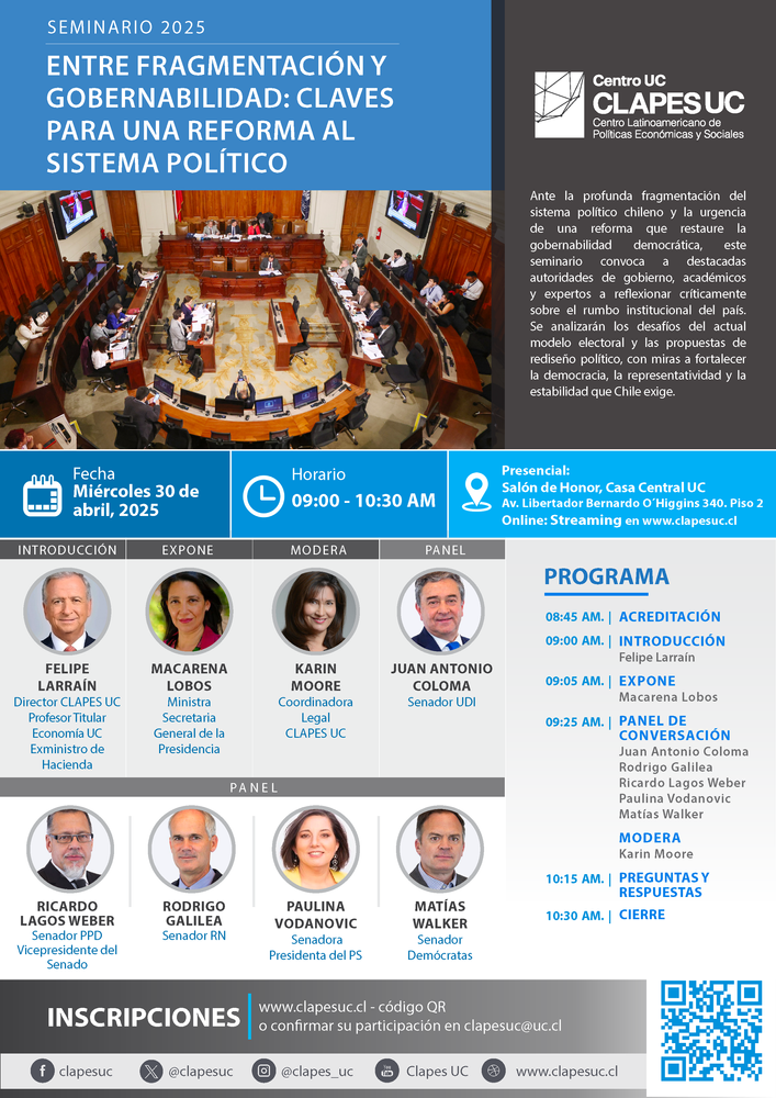 Clapes UC | Seminario Clapes UC: Entre Fragmentación y Gobernabilidad ...